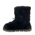 Prada Short Boots 40 Black Shearling — view 3