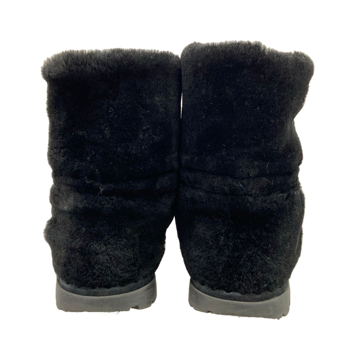 Prada Short Boots 40 Black Shearling — view 6
