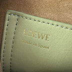 Loewe Pebble Bucket Bag Mini Light Green — view 9