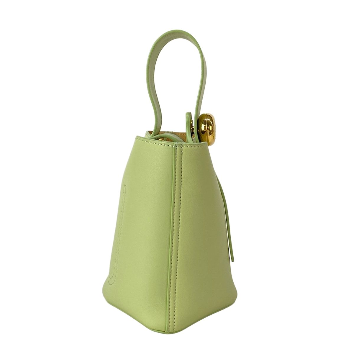 Loewe Pebble Bucket Bag Mini Light Green — view 2