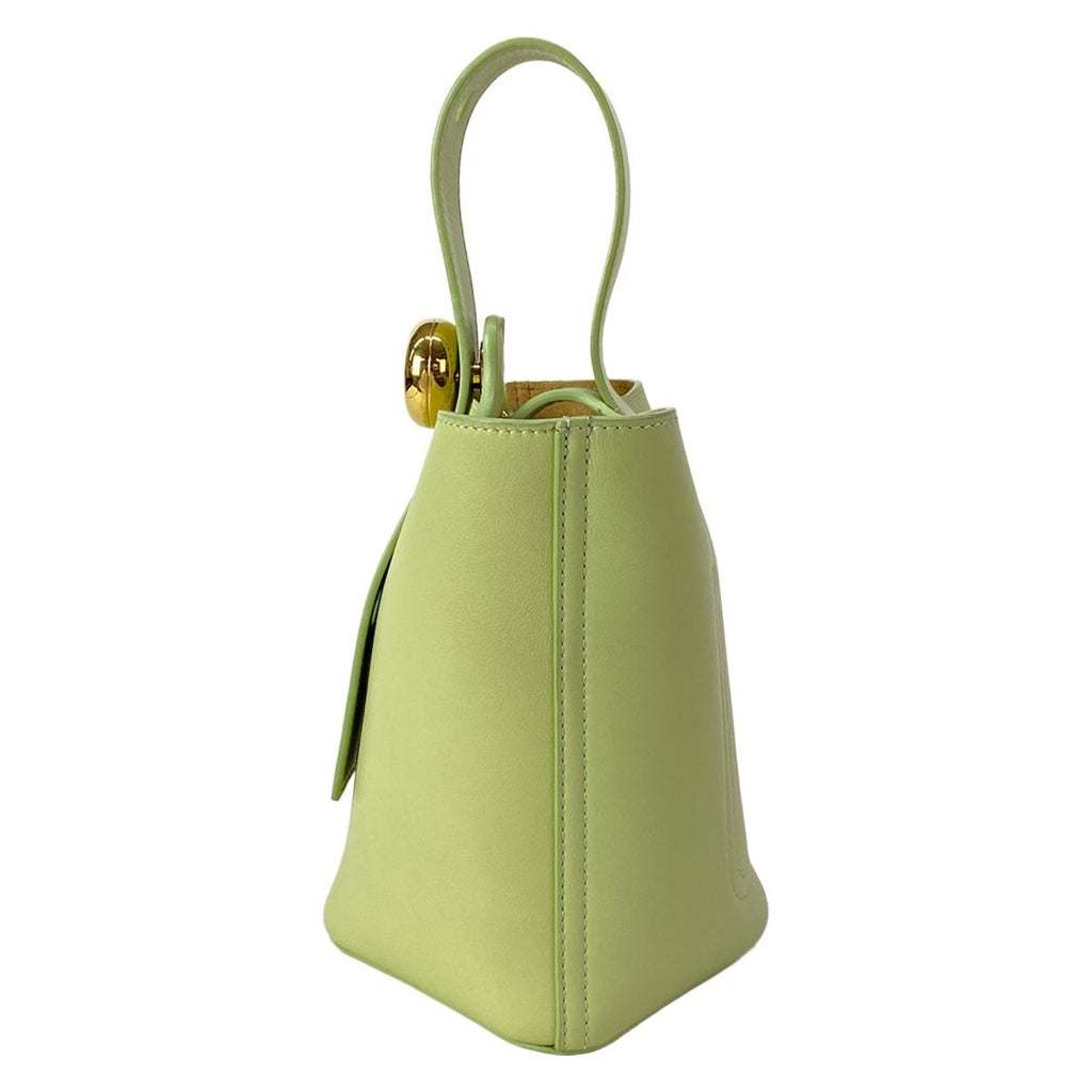Loewe Pebble Bucket Bag Mini Light Green — view 4