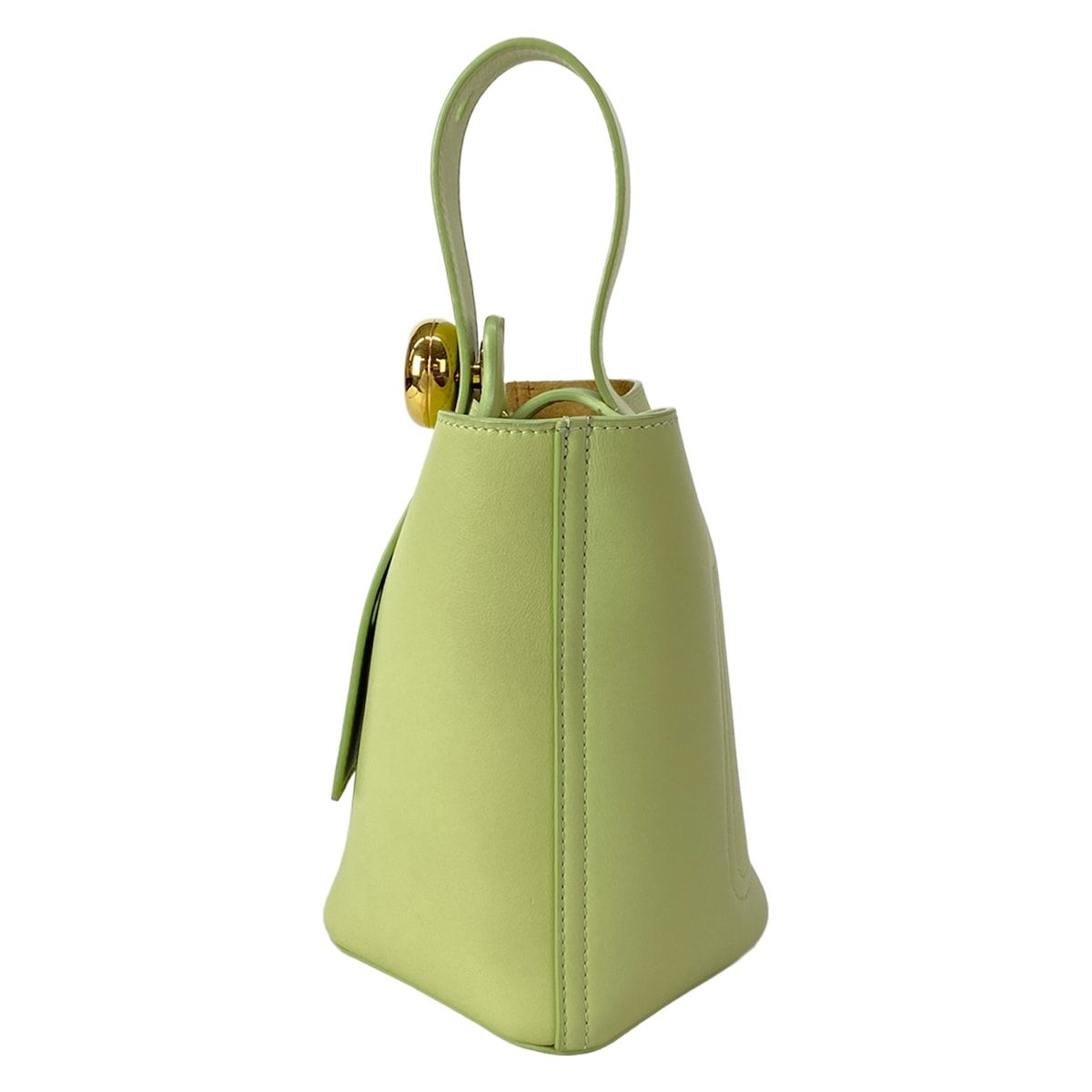 Loewe Pebble Bucket Bag Mini Light Green — view 4
