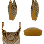 Gucci Bamboo Handle Sherry Line 2-Way Shoulder Bag GG Canvas Brown — view 4