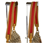 Gucci Bamboo Handle Sherry Line 2-Way Shoulder Bag GG Canvas Brown — view 8