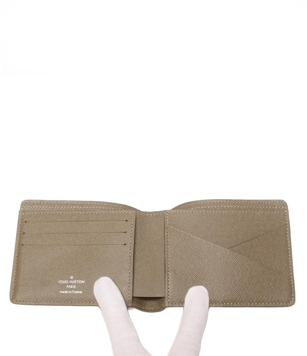 Louis Vuitton Bifold Wallet Portefeuille Multiple Taiga — view 4