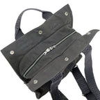 Hermes Her Line a Dos MM Gray Canvas Silver Backpack — view 8