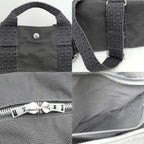 Hermes Her Line a Dos MM Gray Canvas Silver Backpack — view 9