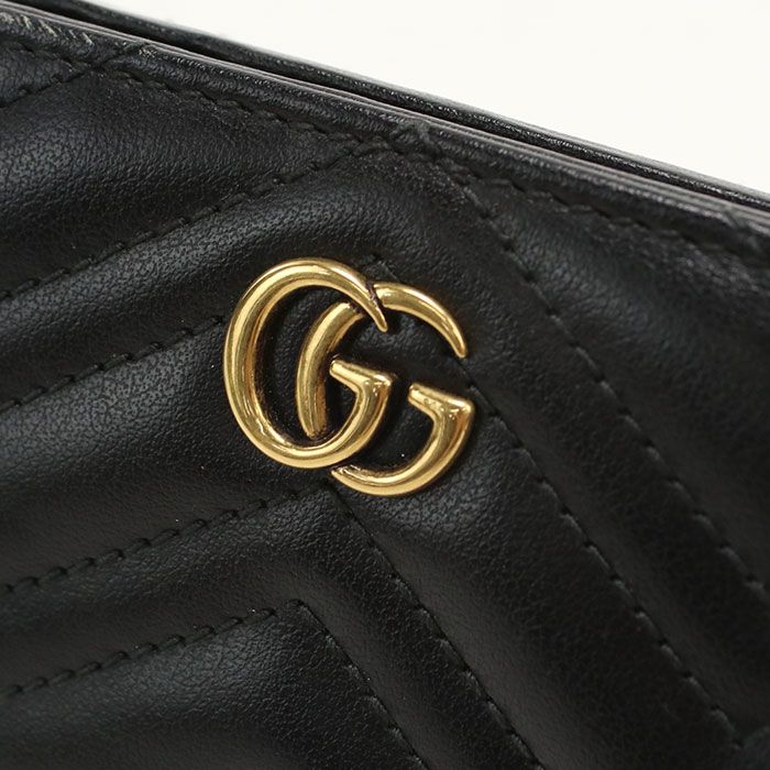 Gucci GG Marmont Bifold Wallet Quilted Leather — view 5