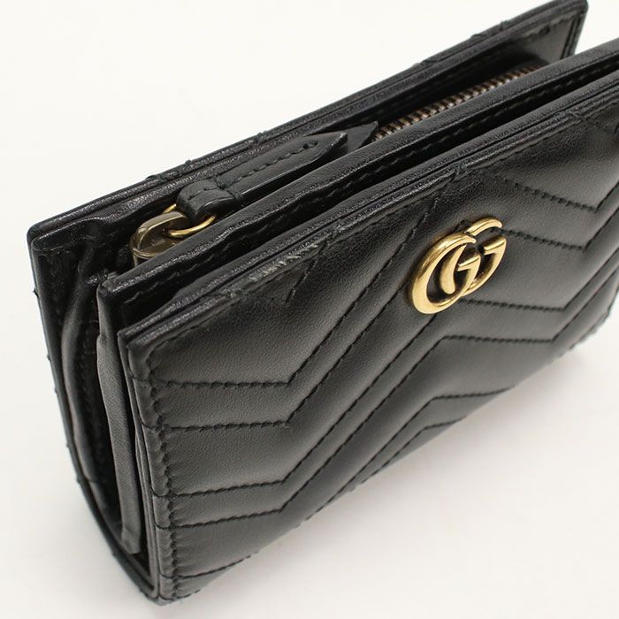 Gucci GG Marmont Bifold Wallet Quilted Leather — view 7