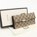 Gucci Hook GG Canvas Wallet Bifold Jacquard