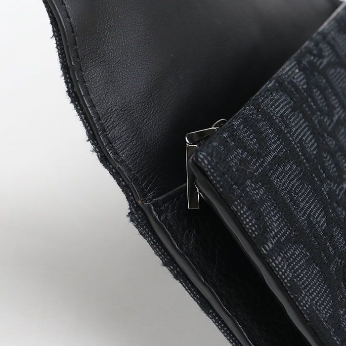 Dior Long Flap Wallet Oblique Bifold Jacquard — view 8