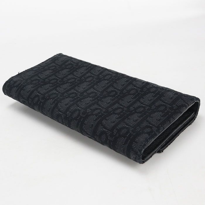Dior Long Flap Wallet Oblique Bifold Jacquard — view 2