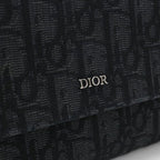 Dior Long Flap Wallet Oblique Bifold Jacquard — view 9