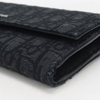 Dior Long Flap Wallet Oblique Bifold Jacquard — view 6