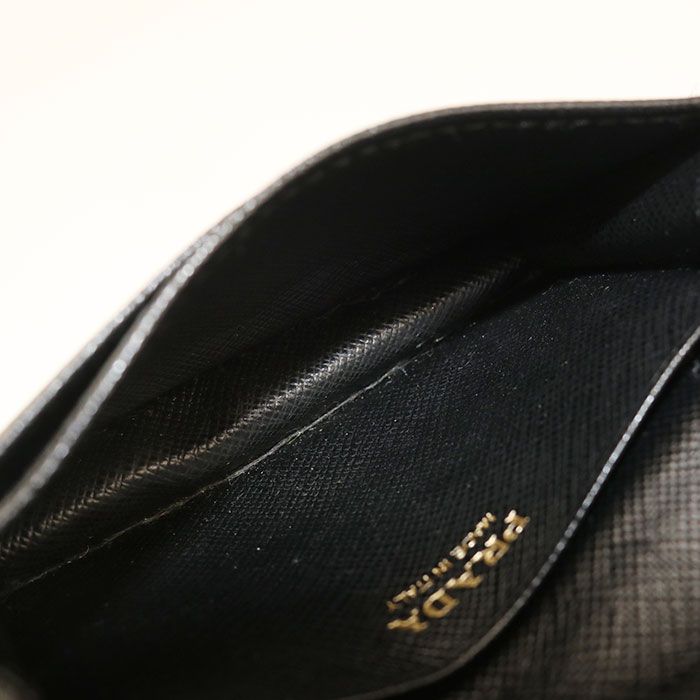 Prada Card Case Business Holder Leather — view 4