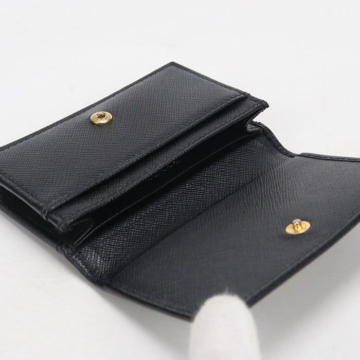 Prada Card Case Business Holder Leather — view 3