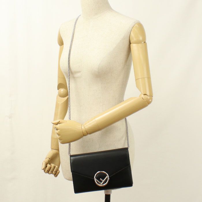 Fendi Is Chain Wallet Calf Shoulder — view 8