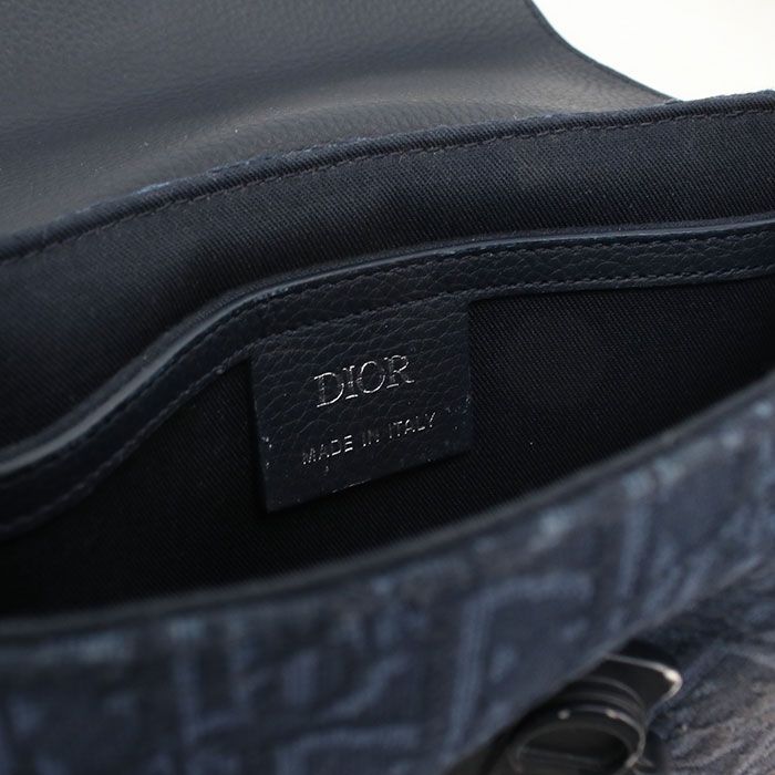 Dior Saddle Crossbody Shoulder Bag Oblique — view 4