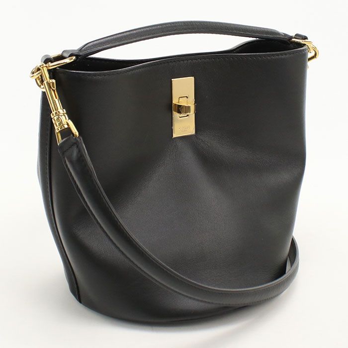 Celine Teen Bucket 2-Way 16 Seeds Handbag Calf