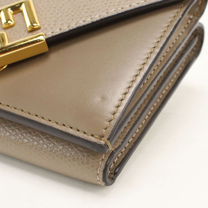 Fendi FF Diamond Trifold Wallet Calf — view 6