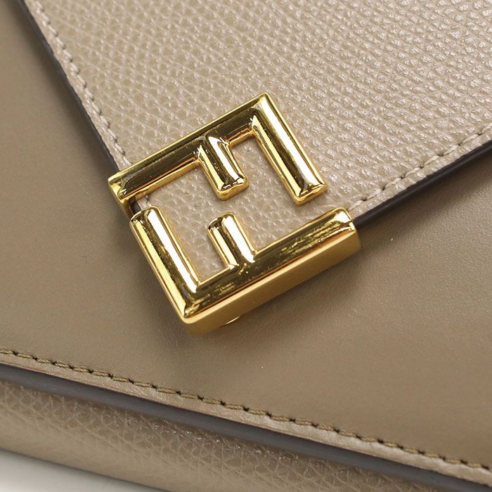 Fendi FF Diamond Trifold Wallet Calf — view 5