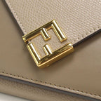 Fendi FF Diamond Trifold Wallet Calf — view 5