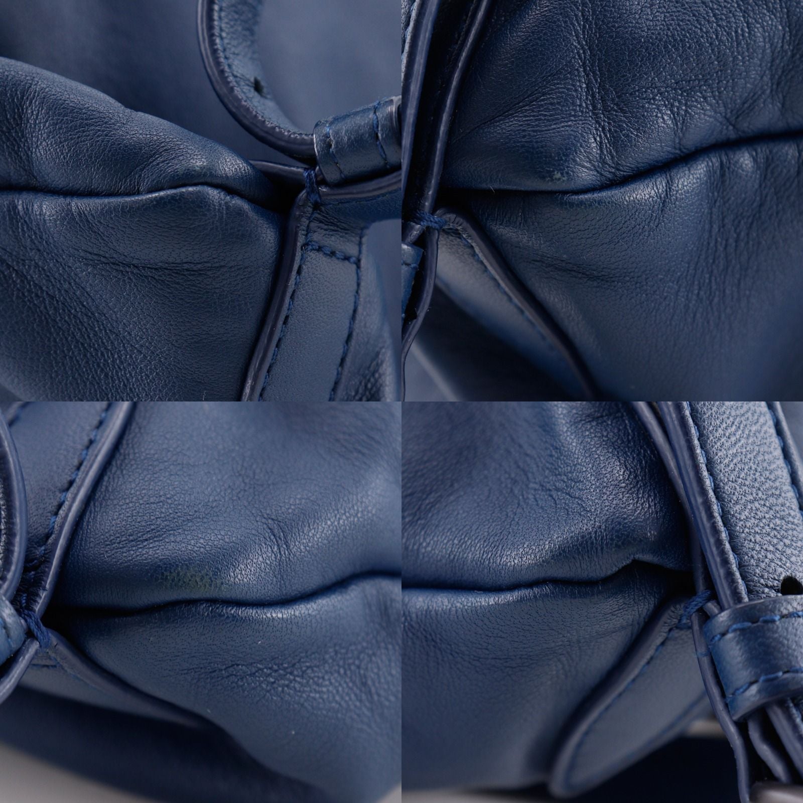 Bottega Veneta Blue Backpack — view 4