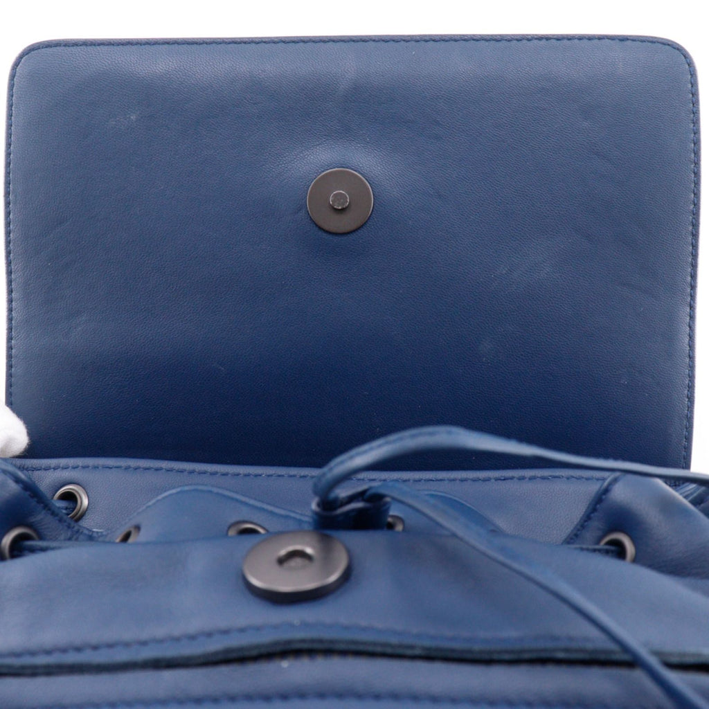 Bottega Veneta Blue Backpack — view 8
