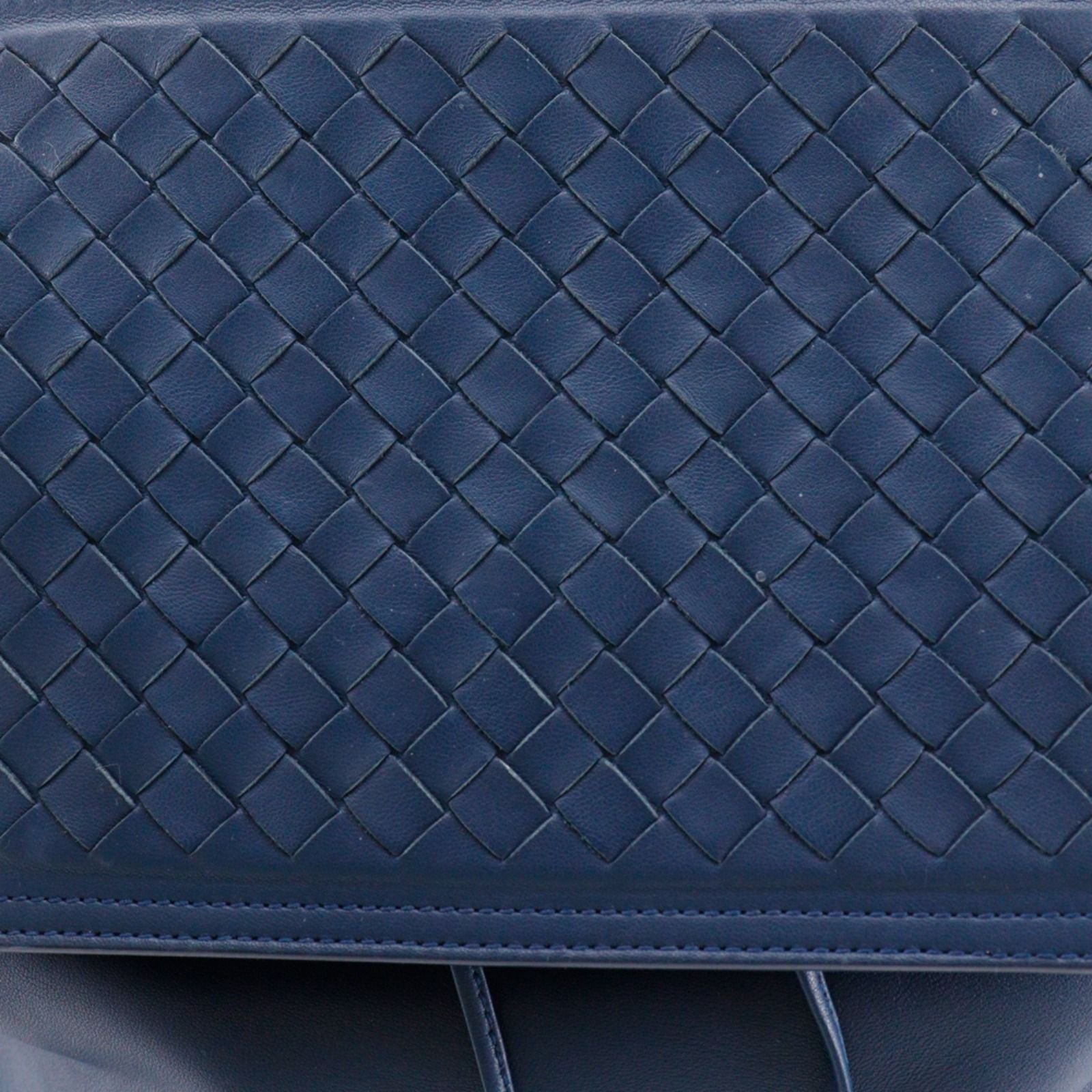 Bottega Veneta Blue Backpack — view 7