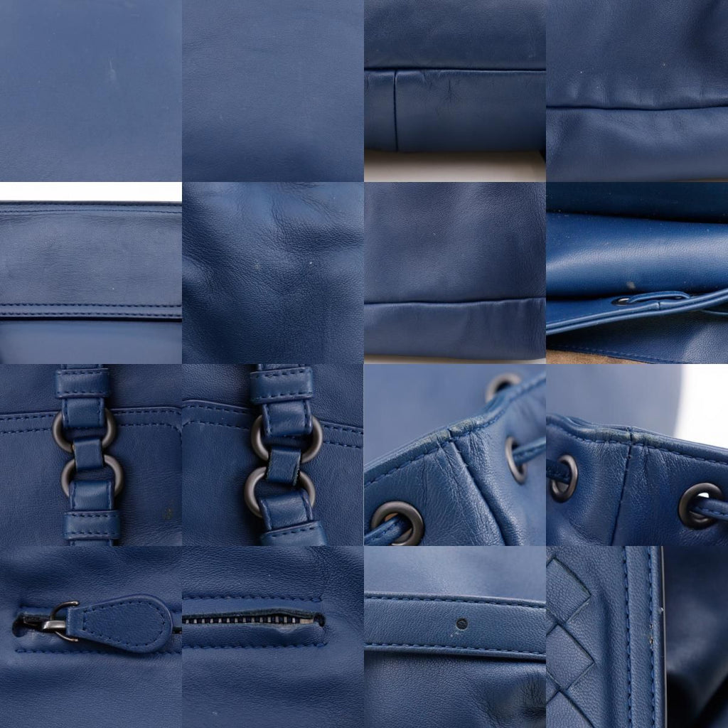 Bottega Veneta Blue Backpack — view 9