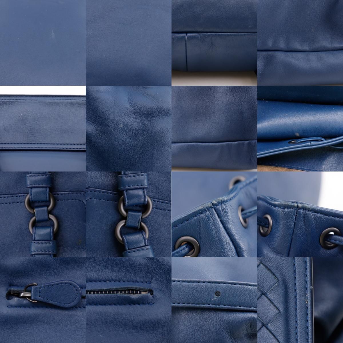 Bottega Veneta Blue Backpack — view 9