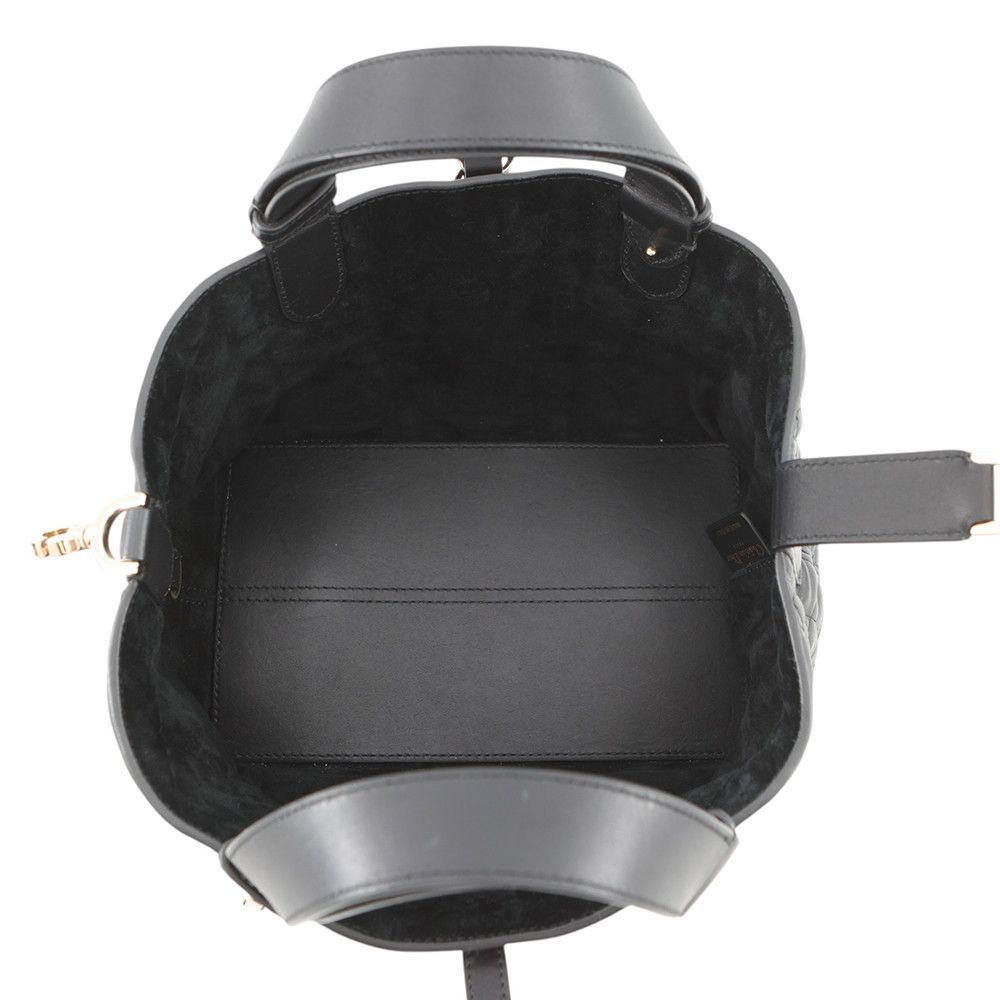 Dior Handbag Macro Cannage Toujour Small Calf Leather Black — view 5