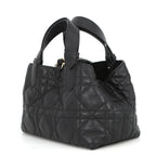 Dior Handbag Macro Cannage Toujour Small Calf Leather Black — view 2