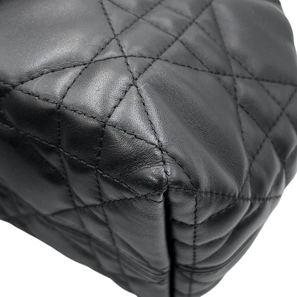 Dior Handbag Macro Cannage Toujour Small Calf Leather Black — view 7
