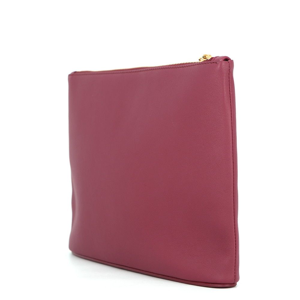 Loewe Clutch Blanc Pouch Leather — view 2
