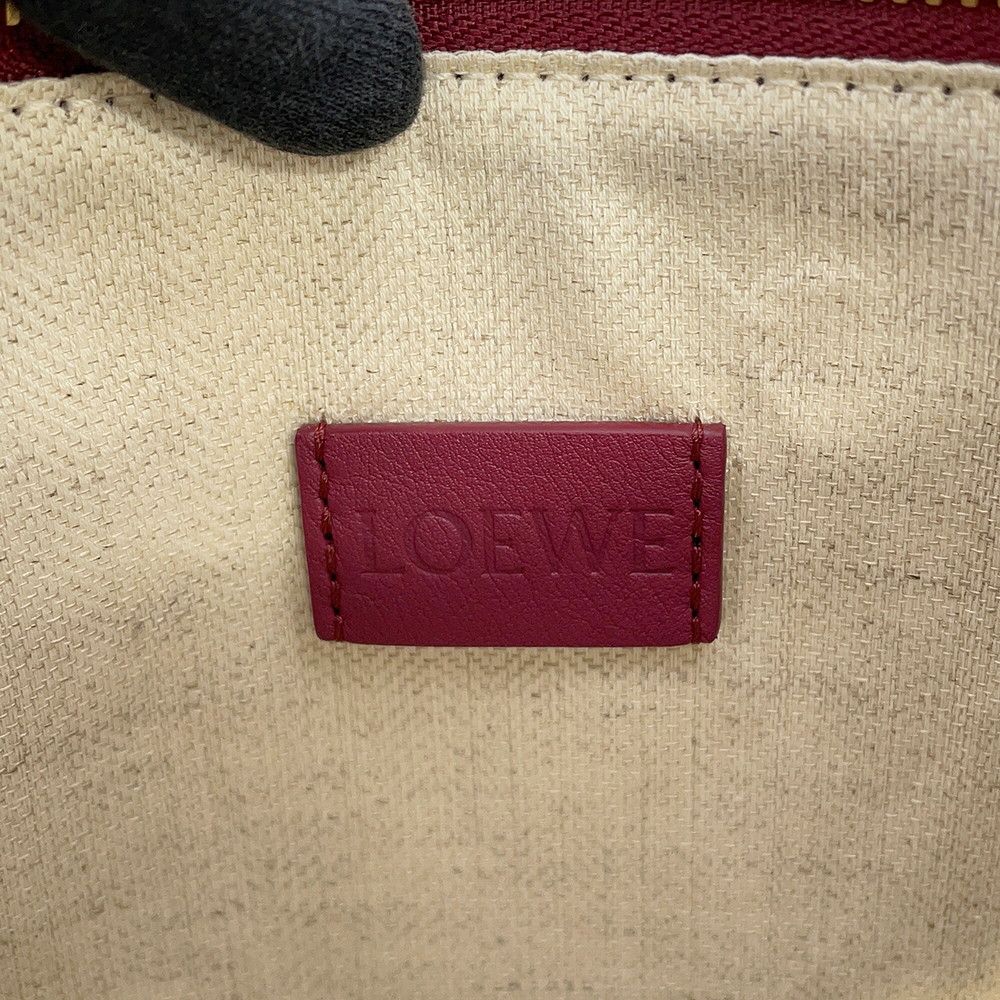 Loewe Clutch Blanc Pouch Leather — view 8