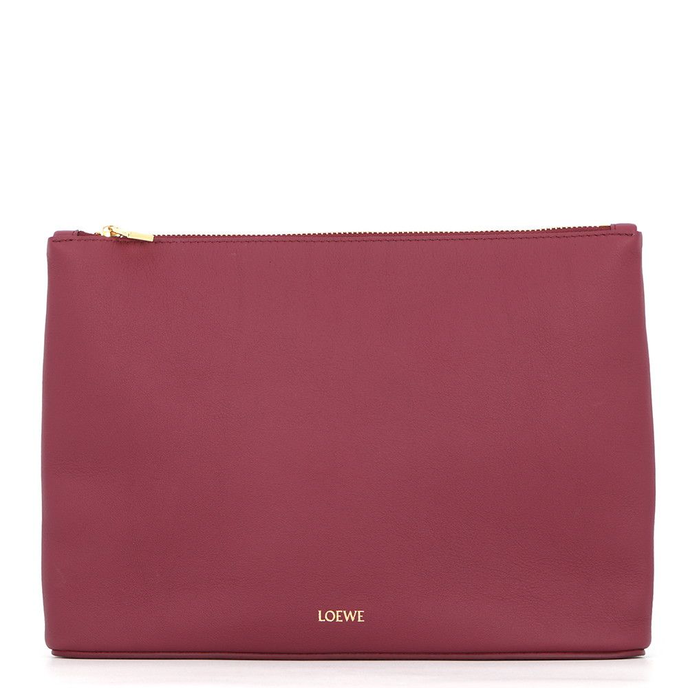 Loewe Clutch Blanc Pouch Leather