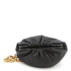 Bottega Veneta Belt Bag the Chain Pouch Leather Black