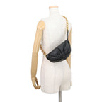 Bottega Veneta Belt Bag the Chain Pouch Leather Black — view 5
