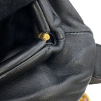 Bottega Veneta Belt Bag the Chain Pouch Leather Black — view 7