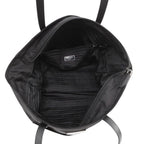 Prada Tote Triangle Logo Shopping Nylon Black — view 5