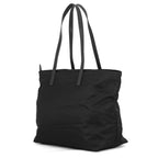 Prada Tote Triangle Logo Shopping Nylon Black — view 2