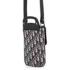 Dior Shoulder Bag Oblique Saddle Vertical Pouch Black Trotter — view 2