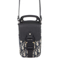 Dior Shoulder Bag Oblique Saddle Vertical Pouch Black Trotter