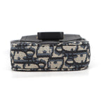 Dior Shoulder Bag Oblique Saddle Vertical Pouch Black Trotter — view 3