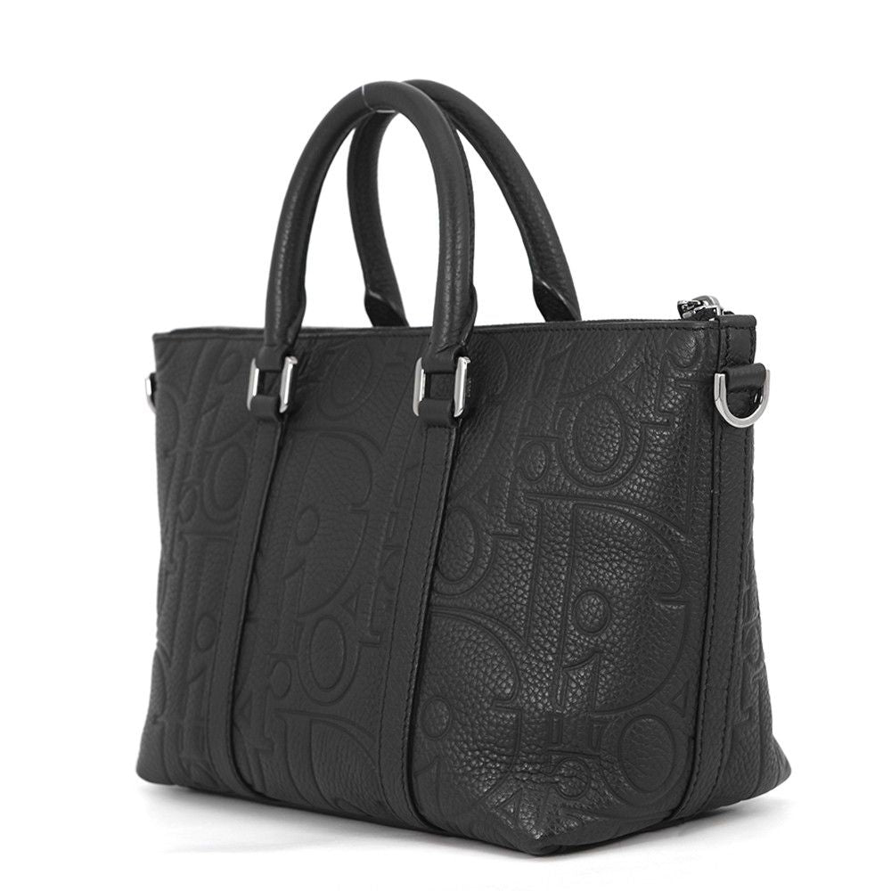 Dior Handbag Gravity Calf Leather Black — view 2