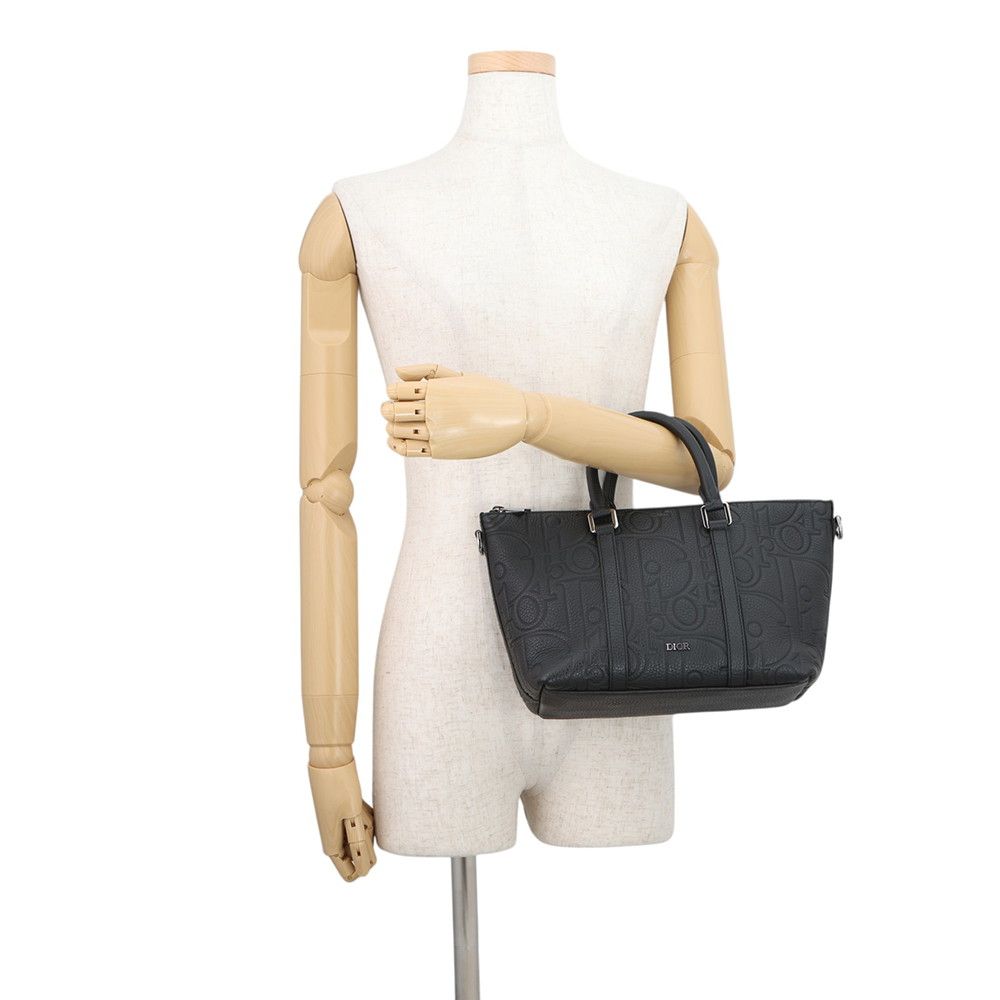 Dior Handbag Gravity Calf Leather Black — view 4
