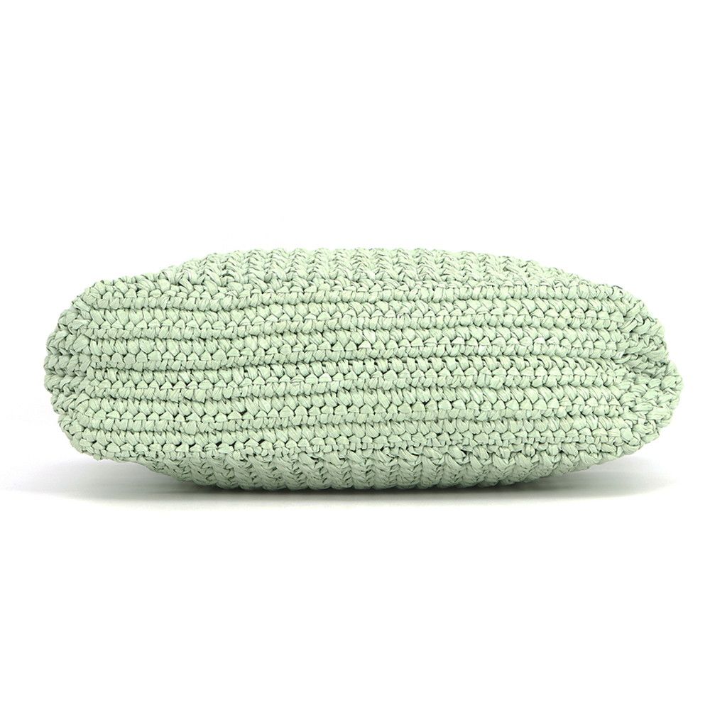 Prada Tote Logo Crochet Small Raffia — view 3