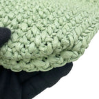 Prada Tote Logo Crochet Small Raffia — view 6