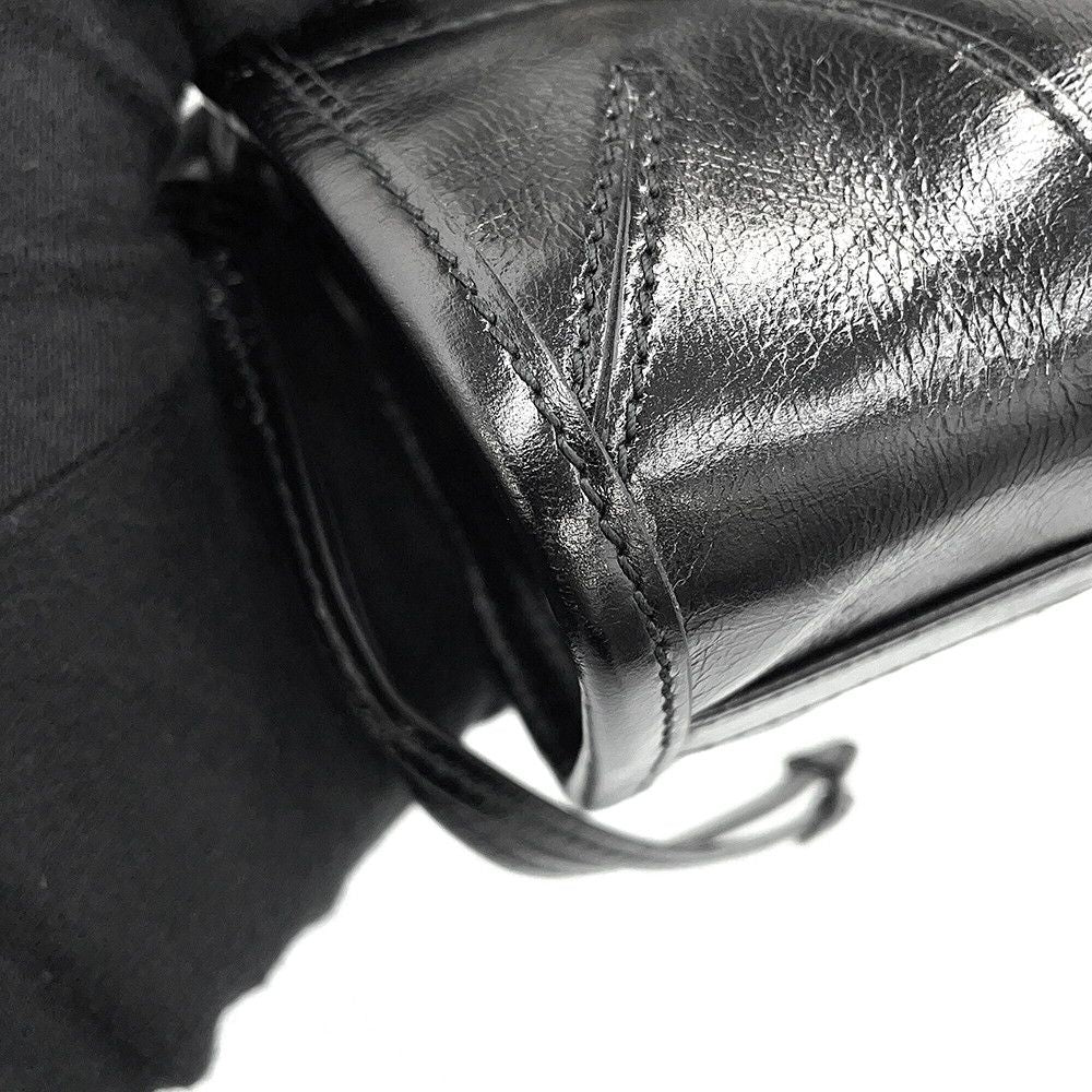 Prada Handbag Boni Mini Leather 2-Way Black — view 8